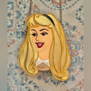 Danielle Nicole Disney Sleeping Beauty Aurora Die-cut Crossbody RARE HTF
